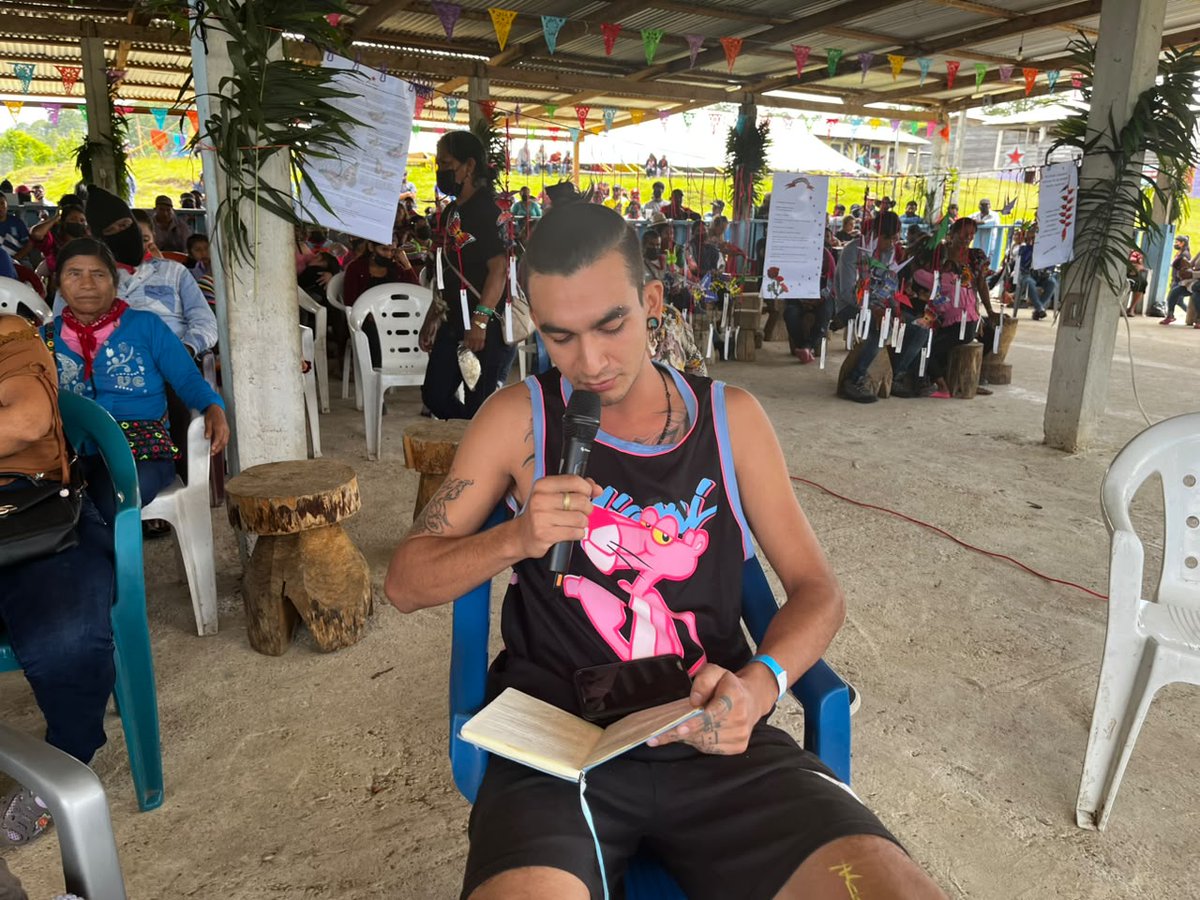 Desinformemonos's tweet photo. El tercer día de el «Encuentro de Artes y Encuentro de Resistencias y Rebeldías», convocado por el Ejército Zapatista de Liberación Nacional continuó sus actividades en el Caracol de Morelia.

Fotos:  Luis Enrique Aguilar https://t.co/01VgbWC1YE