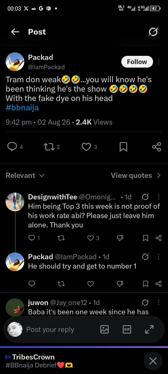 Bethy7777's tweet photo. @IamPackad You have a plan right ? You no go succeed oo this is you👇 https://t.co/pUwoFPLJwG