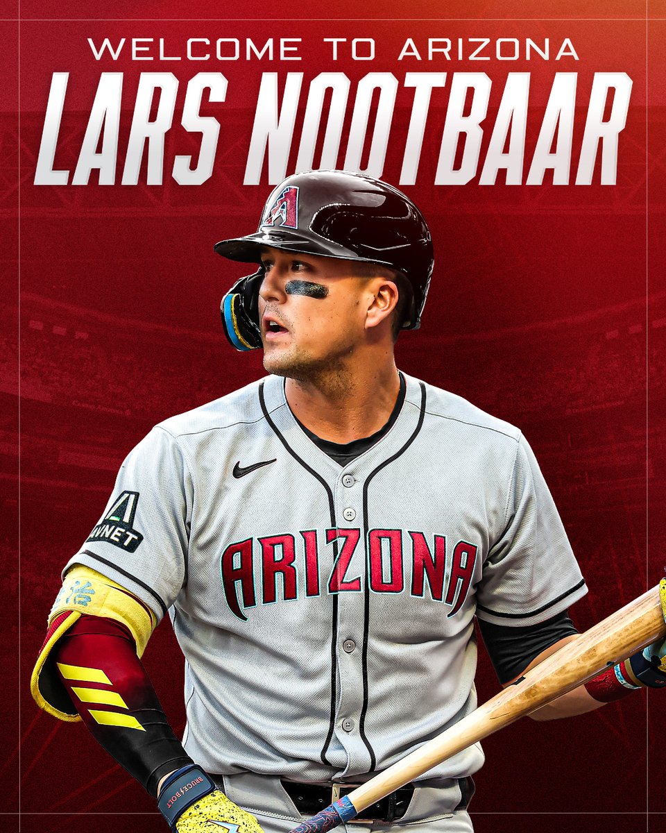 Dbacks's tweet photo. NOOOOOT

Welcome to Arizona, Lars! https://t.co/5uty9RDT1D