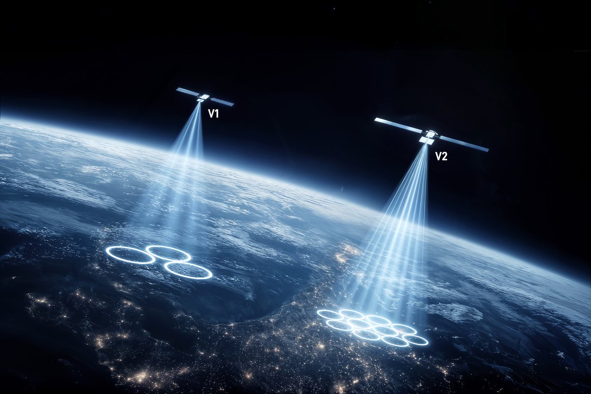 SawyerMerritt's tweet photo. SpaceX says that "by the end of 2028, @Starlink Mobile will have already rapidly upgraded the constellation by launching thousands more satellites, providing continuous full global coverage to become the first—and most likely the only—direct-to-device provider to offer true coverage in high-latitude polar regions," according to a new filing.

SpaceX added that Starlink Mobile will be able to provide its partners with life-saving data services by Q3 2027, with voice following within months.

All of these upgrades will be possible thanks to the company's next-generation Starlink Mobile V2 satellites, which will deliver 5G speeds from space with 100x the data density of the current V1 generation satellites.