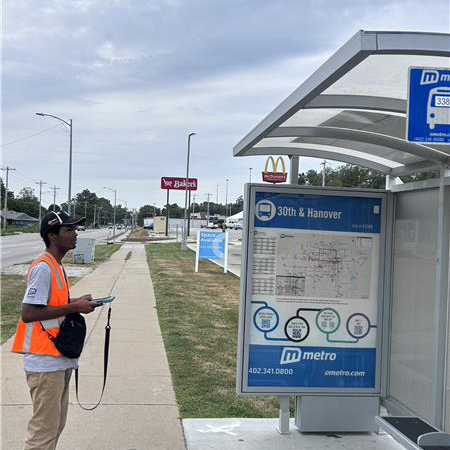 rideORBT's tweet photo. We teamed up once again with Empower Omaha's Step-Up Omaha program to welcome ZaMarrie as our summer intern!
ZaMarrie learned a lot about what goes into running a transit system. We're incredibly proud of ZaMarrie and wish him the best of luck in his career moving forward! https://t.co/ThBSeHUDxj