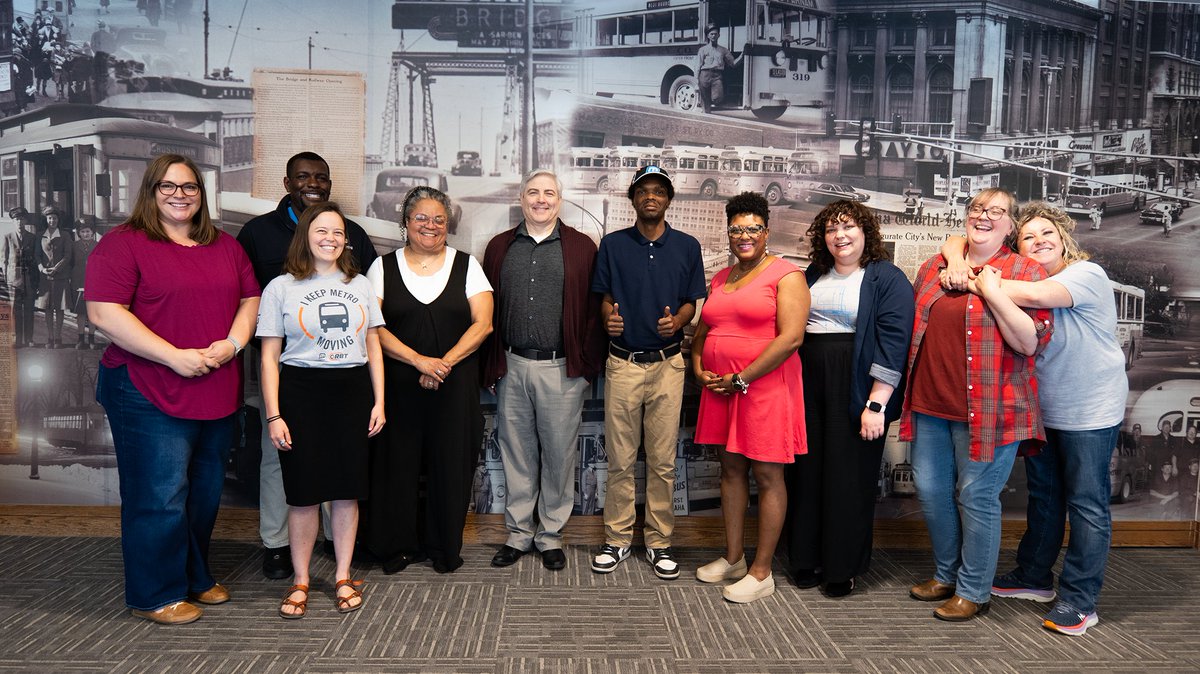 rideORBT's tweet photo. We teamed up once again with Empower Omaha's Step-Up Omaha program to welcome ZaMarrie as our summer intern!
ZaMarrie learned a lot about what goes into running a transit system. We're incredibly proud of ZaMarrie and wish him the best of luck in his career moving forward! https://t.co/YF0zpMqHnX