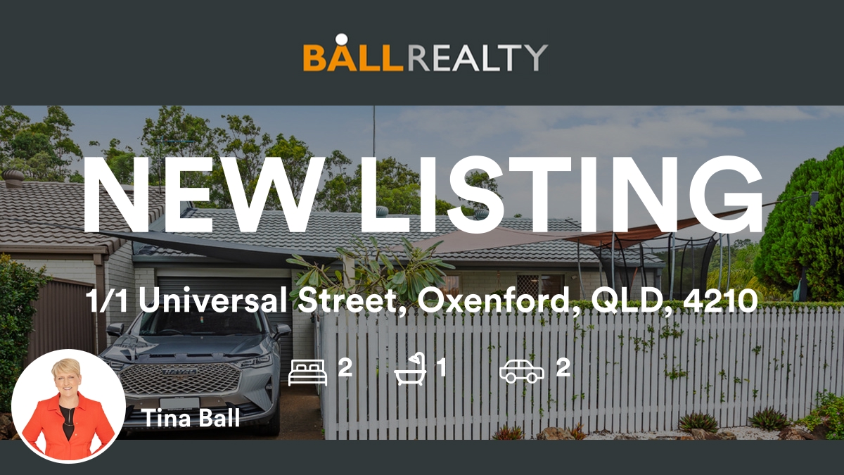 Ball_Realty's tweet photo. 🛌 2 🛀 1 🚘 2
📍 1/1 Universal Street, Oxenford, QLD, 4210

Our agent’s latest listing on RateMyAgent

https://t.co/R5VTBmozCr

...
#ratemyagent #realestate #Ball_Realty https://t.co/1C5xIuKyoi