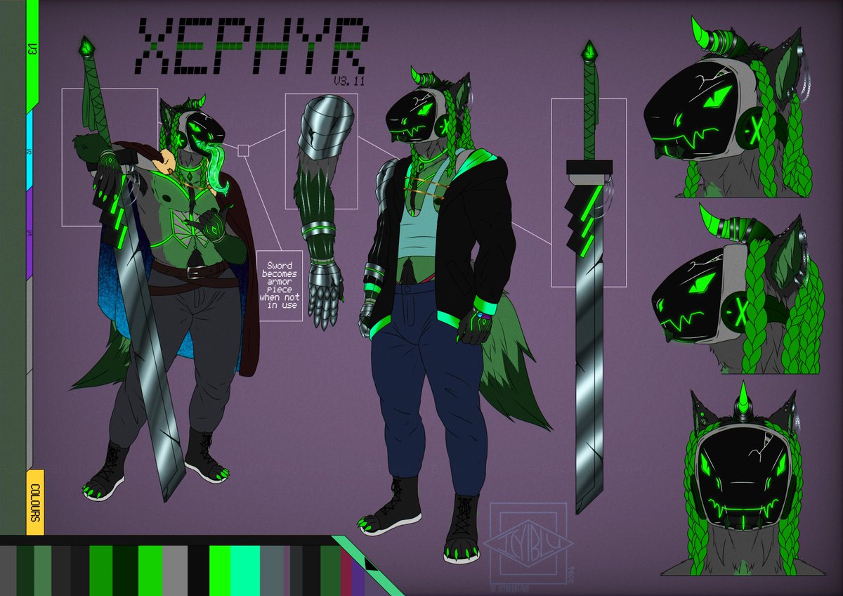 icybluotaku's tweet photo. Another redesign on an old oc. Very happy with the end result but that now left me creatively burnt out, so no art for a while. 

#furry #furryfandom #protogen #digitalart #furryart #icybluotaku #art #protogenart https://t.co/I7rtr90qMt