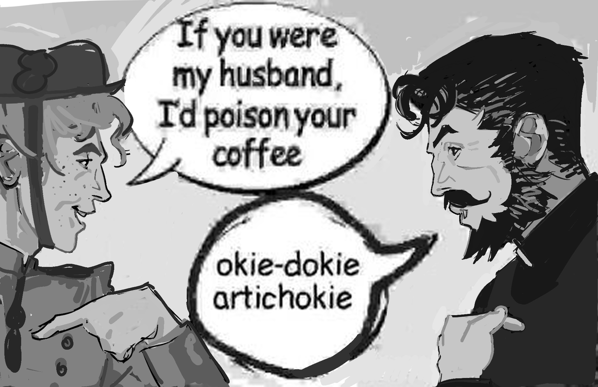 brdtds's tweet photo. dumb redraw of an image #hotelbible #deadlock https://t.co/k5EFklChkC