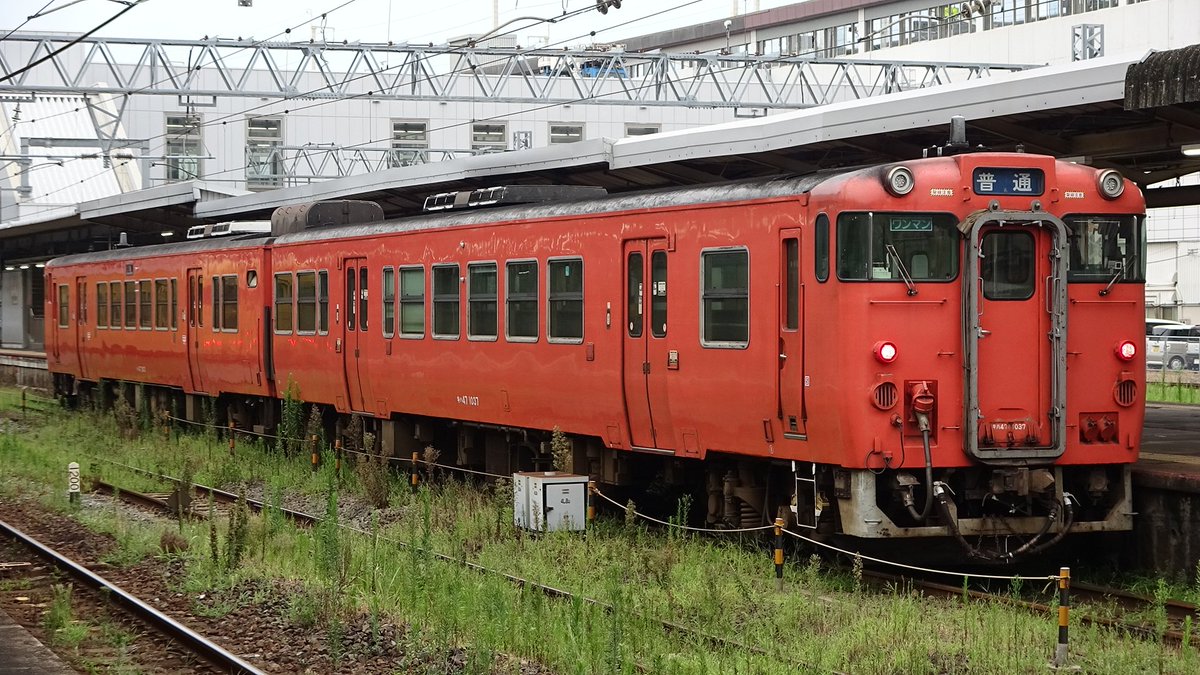 IEMON443's tweet photo. 8/4 岩徳線2228D

中クチ キハ47 2013+47 1037 https://t.co/V90kEXwp4f