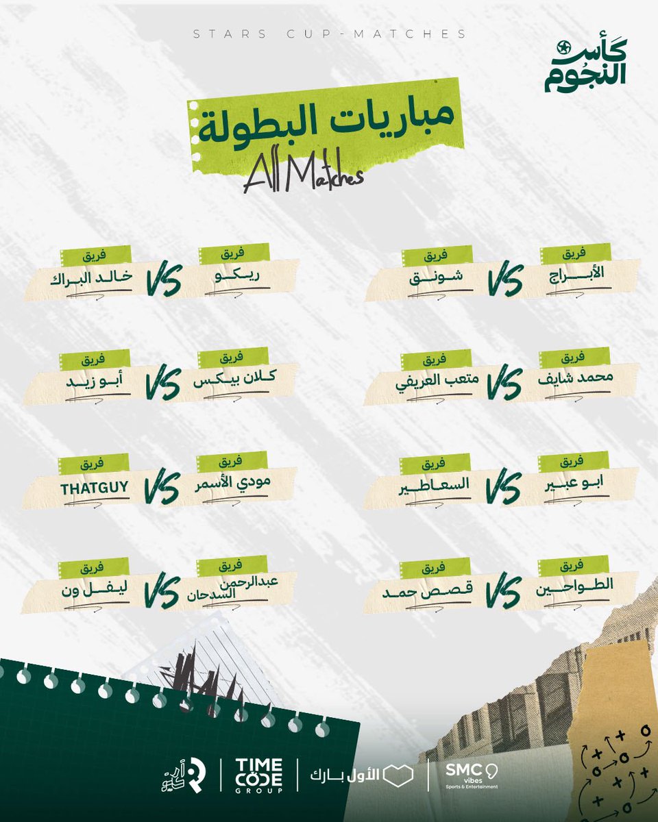 Strscup's tweet photo. القرعة اكتملت والكل جاهز للحدث🔥⚔️ https://t.co/tOwNuAPIs2