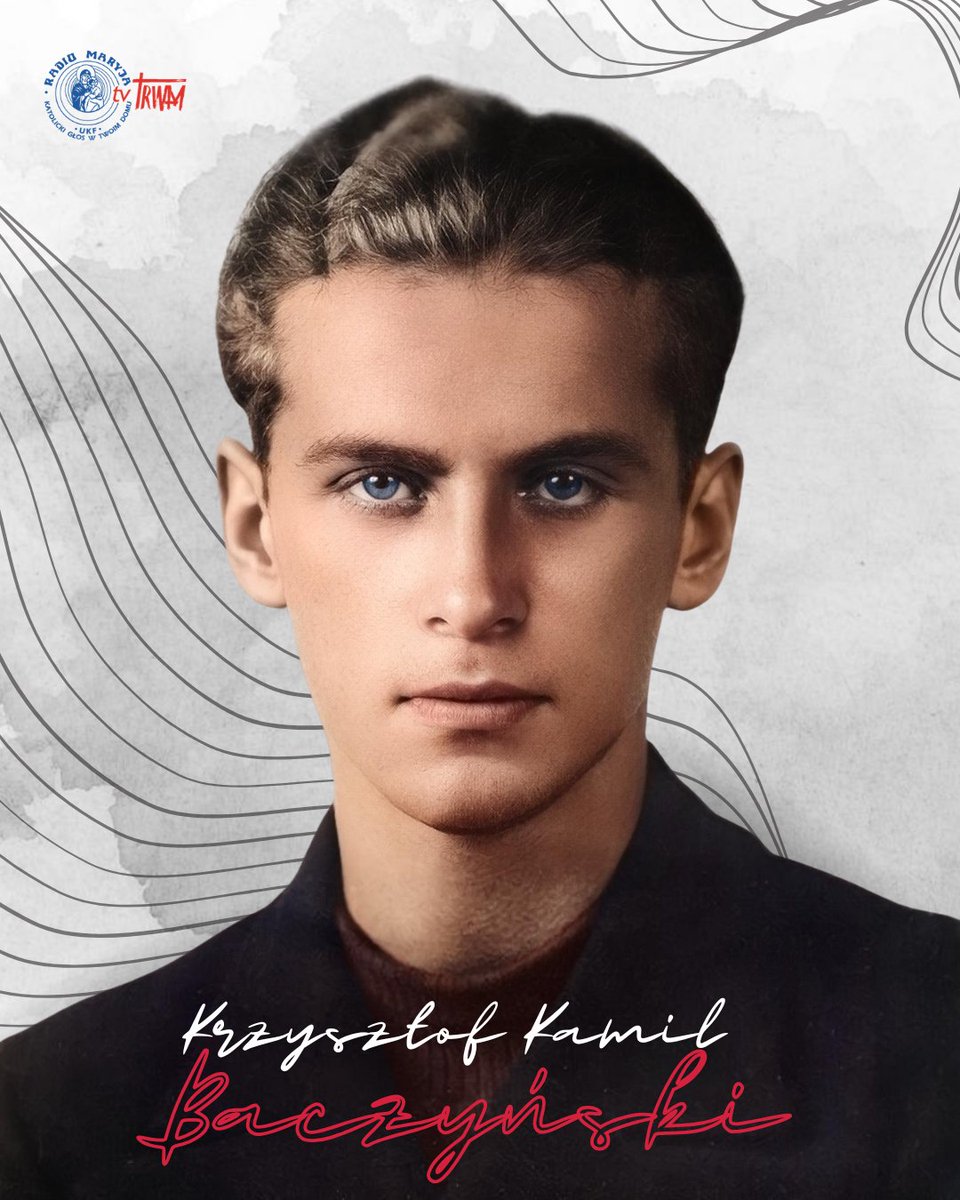 TV_Trwam's tweet photo. 🇵🇱 Krzysztof Kamil Baczyński 🇵🇱
W dniu 4 sierpnia 1944 r. od kuli snajpera zginął jeden z najwybitniejszych poetów pokolenia wojennego – Krzysztof Kamil Baczyński. ✍️🇵🇱 Niedługo później zmarła także jego żona, Barbara 🥀 https://t.co/wbDlasV0EX