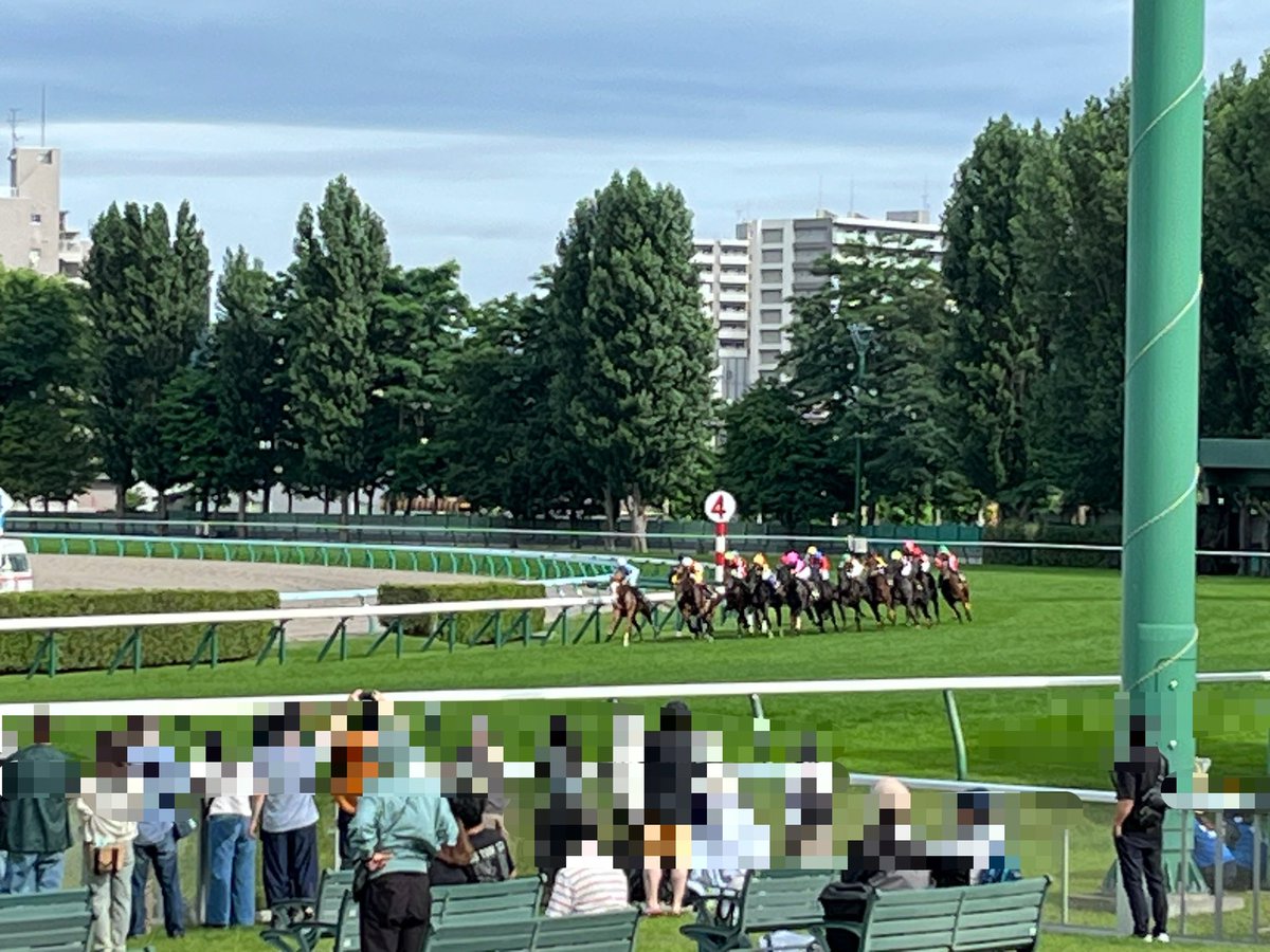 ma_ma_masayan's tweet photo. 推し活で札幌に行ったので、久しぶりに札幌競馬場に行ってきました！
天気も良く８月にしてはとても涼しかっです。さらに場内で聞こえる小塚歩アナの実況が心地良かったです！ https://t.co/Cx1yfJXj94