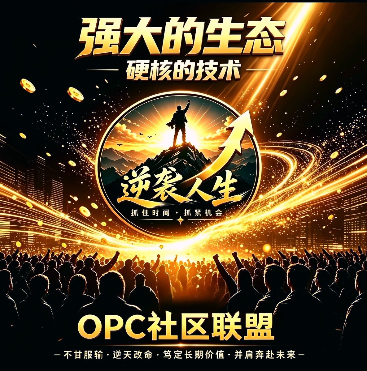 damei21's tweet photo. 市场起起落落，热闹只是一时。
真正的项目，靠生态，靠技术，靠社区。
OPC生态即将上线，不追短期热度，只做长期价值。
机遇就在眼前，期待与大家并肩前行。
#OPC #OPC社区联盟 https://t.co/Ek5lZPxPem