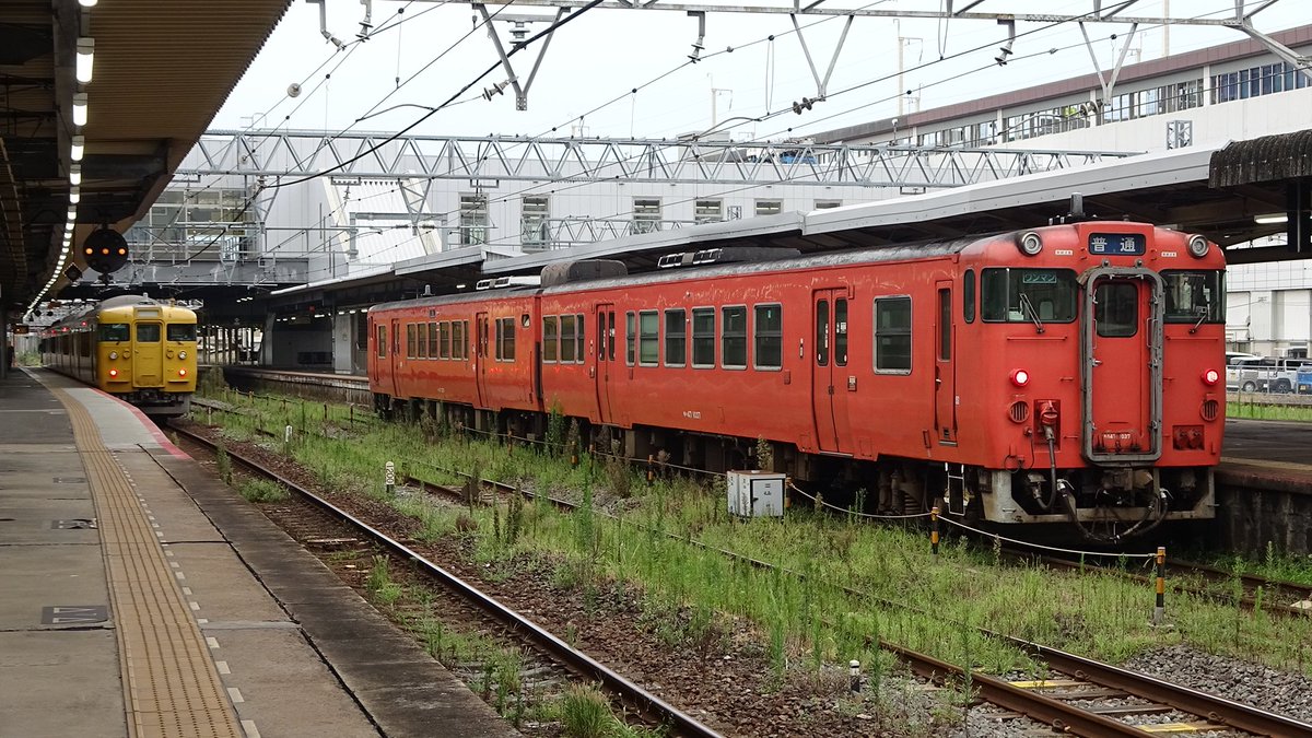 IEMON443's tweet photo. 8/4 岩徳線2228D

中クチ キハ47 2013+47 1037 https://t.co/V90kEXwp4f
