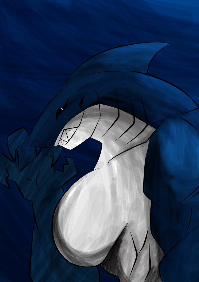 JosueCa41138907's tweet photo. I wanted to try something new with coloring, although I don't think it turned out well.#drawing #shark #nsfw #female #artist https://t.co/CfO2tDVePn