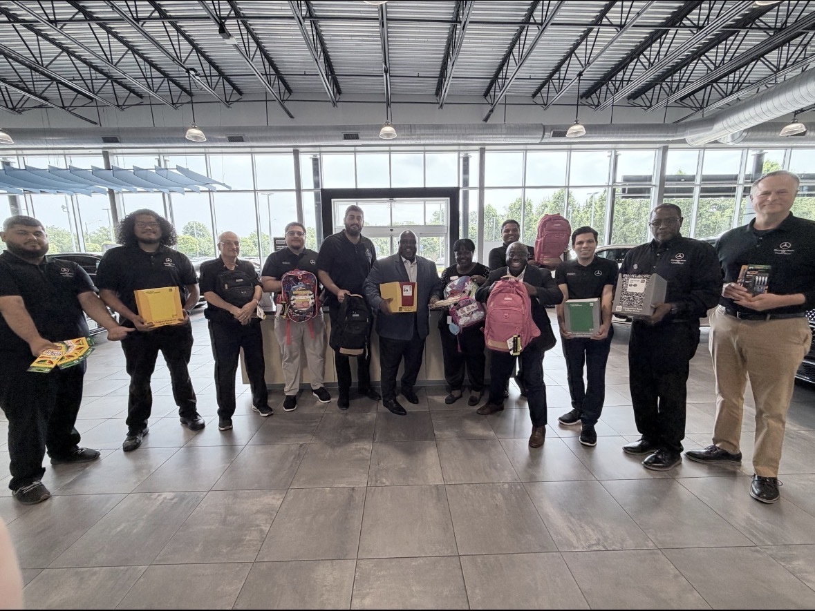 MBChantilly's tweet photo. Our team came together to support local students through a Back-to-School fundraiser, helping provide supplies for children in our community. We’re proud to make a difference and wish everyone a successful school year ahead! #MercedesBenzOfChantilly #MercedesBenz https://t.co/hASAUHRpsx
