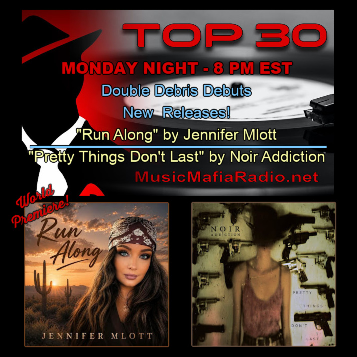 MusicMafiaRadio's tweet photo. Coz is LIVE! #OnAirNow the Top 30 Countdown with double debris debuts by @JenniferMlott & @Noir_Addiction!! Hear new music & find out who will be #1! #onefamilia
#livechat> https://t.co/svU0YA8Xza
🎧▶️https://t.co/V3kJrZTjQy https://t.co/bT9jG08TVW