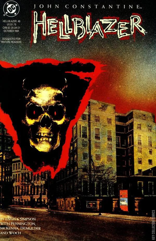 HellblazerPR's tweet photo. Issue of the Day [8/3]
#46: "Dangerous Habits (Part 6) Falling into Hell" https://t.co/eR2skkyYyg
