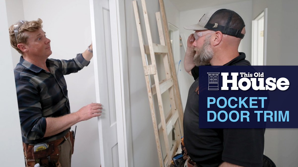 REteammates's tweet photo. Trimming Out a Pocket Door | This Old House https://t.co/IwlnLEQozB https://t.co/rzga6CdIyl