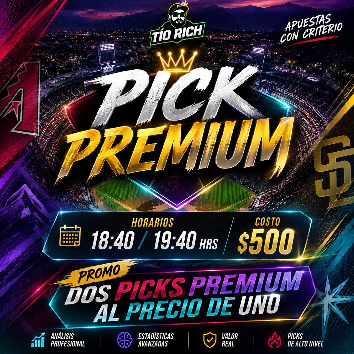 ElTioRich7's tweet photo. 🚨🔥 PICK PREMIUM DOBLE 🔥🚨
Hoy no es uno… ¡son 2 PICKS PREMIUM al precio de 1! 💰
⏰ Horarios: 18:40 y 19:40 HRS
💵 Costo: $500 MXN
📊 Análisis con metodología, estadísticas y movimientos de mercado.
📩 Mándame DM antes de que inicien los juegos. #MLB #TioRichPicks https://t.co/XGjU7WlTxC