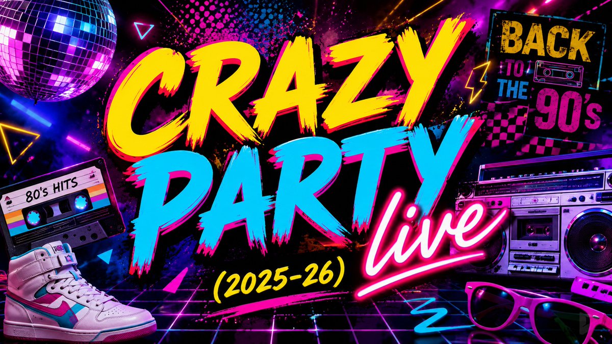 NG1official's tweet photo. 🔔ΤΕΤΑΡΤΗ ΣΤΙΣ 18:00!
🎶CRAZY PARTY live (2025-26)

Σας περιμένουμε για να γελάσουμε, να περάσουμε καλά, να γνωριστούμε και να κάνουμε τρέλες!
🥳Μουσική, Τρέλα, κι ότι προκύψει!

🙏Η NG1 team σας ευχαριστεί που είστε μέρος της!

✅https://t.co/5ykWUYjArq https://t.co/yJZOppTvWq