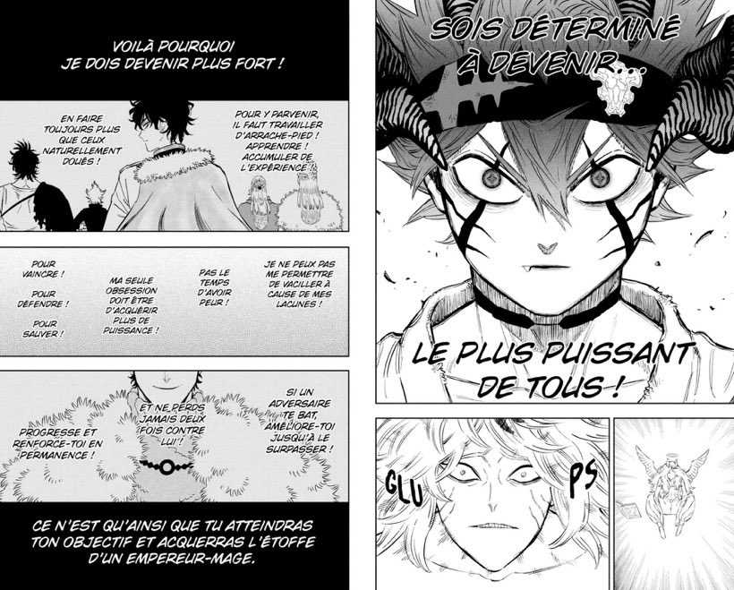 xSnxwyy's tweet photo. 🚨 OFFICIAL: BLACK CLOVER EDITOR, ANAYAMA, REVEALS HIS TOP 3 FAVORITE CHAPTERS OF THE MANGA!

Chapter 391: The Long-Awaited Conclusion. Asta and Yuno’s rivalry comes to an end…! Asta’s final line was incredibly moving!

Chapter 321: Excuse. This chapter perfectly captures everything that makes Black Clover so great…! Asta and Sekke’s expressions are incredible!

Chapter 348: Resolve. "Be resolved to become the strongest." I think that’s a quote I will never forget. The paneling is perfect!

#BlackClover