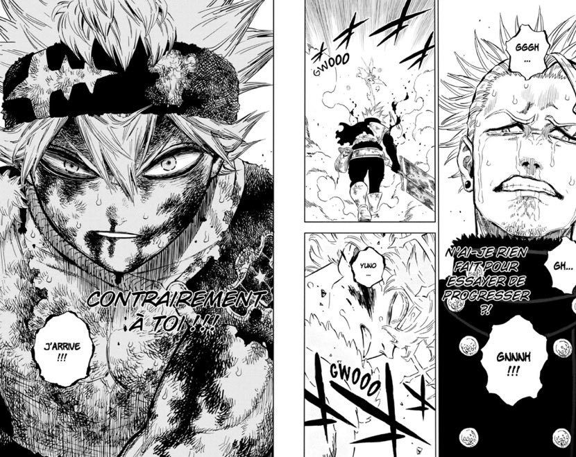 xSnxwyy's tweet photo. 🚨 OFFICIAL: BLACK CLOVER EDITOR, ANAYAMA, REVEALS HIS TOP 3 FAVORITE CHAPTERS OF THE MANGA!

Chapter 391: The Long-Awaited Conclusion. Asta and Yuno’s rivalry comes to an end…! Asta’s final line was incredibly moving!

Chapter 321: Excuse. This chapter perfectly captures everything that makes Black Clover so great…! Asta and Sekke’s expressions are incredible!

Chapter 348: Resolve. "Be resolved to become the strongest." I think that’s a quote I will never forget. The paneling is perfect!

#BlackClover