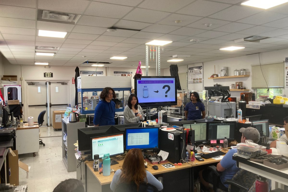 NODEfather's tweet photo. Visited the Experimental Mechanics Laboratory at @SDSU today to start a collaboration with Professor Prof. Youssef so we can scale our droids for production at @Mycosoft

https://t.co/A2KIh5zibg https://t.co/5M2zggGvxL