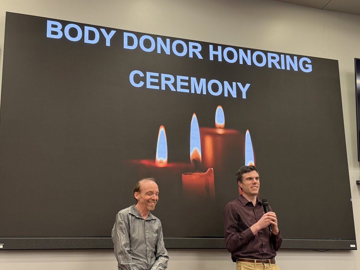 drbray's tweet photo. Today, we honored the extraordinary individuals who donated their bodies to advance #MedEd. Their final gift teaches more than anatomy—it inspires compassion, humility, gratitude, &amp; respect🧡🩺

#AnatomyHonoringCeremony #OsteopathicMedicine #OSUMedicineCN
@OSUMedicine https://t.co/6Kr1WflRe3