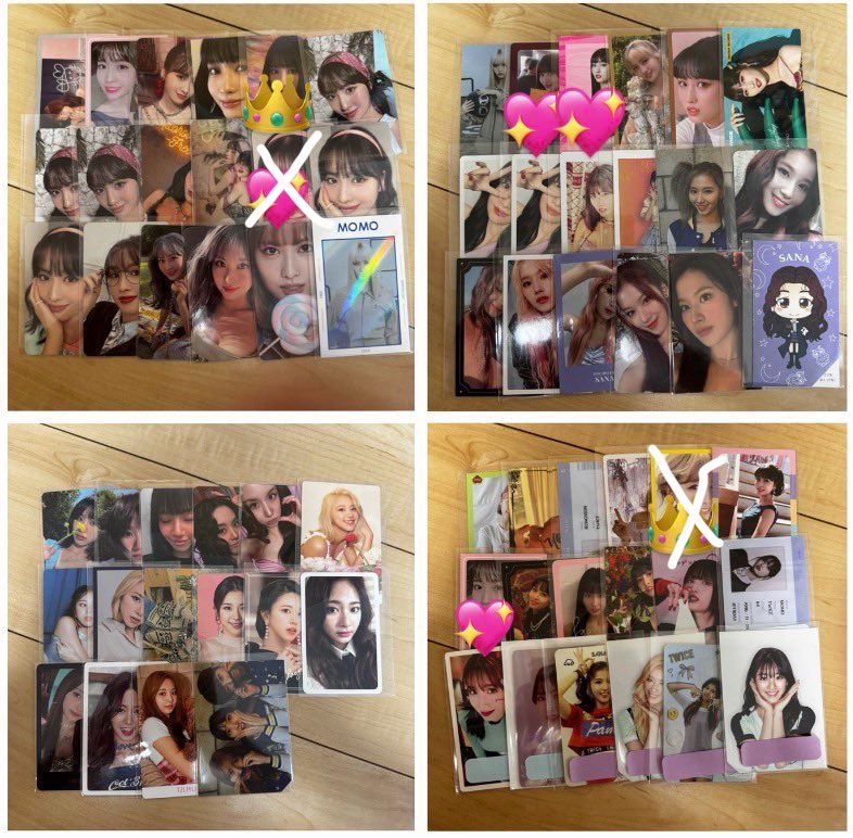 ryu__mo114's tweet photo. @_mirukudayo リプありがとうございます。
knock knockは同種ピンク枠との交換希望のため厳しいです。
3枚目の4枚との交換はいかがでしょうか？ https://t.co/v9af2WI8I5