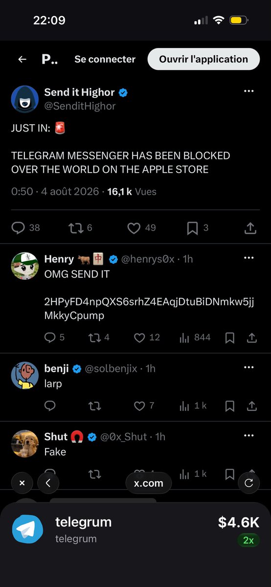 Sambbbbbdry's tweet photo. @joeynfa $telegrum https://t.co/GgXIY7KcVx