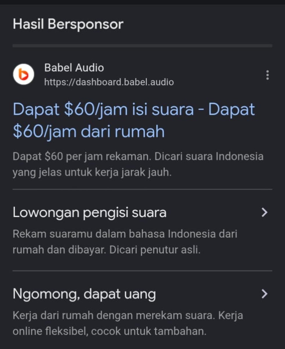 bimnttsion's tweet photo. Instead of Pila8, kalian bisa coba Babel Audio aja yaa!!. Aku sendiri udah pernah nyoba, cuma waktu itu belum lolos karena kebanyakan noise di recording atau emg g bakat di audio audio gini 😭

Kalau setup mic dan tempat rekaman kalian bagus, menurut ak worth it buat dicoba.
#freelance #remote