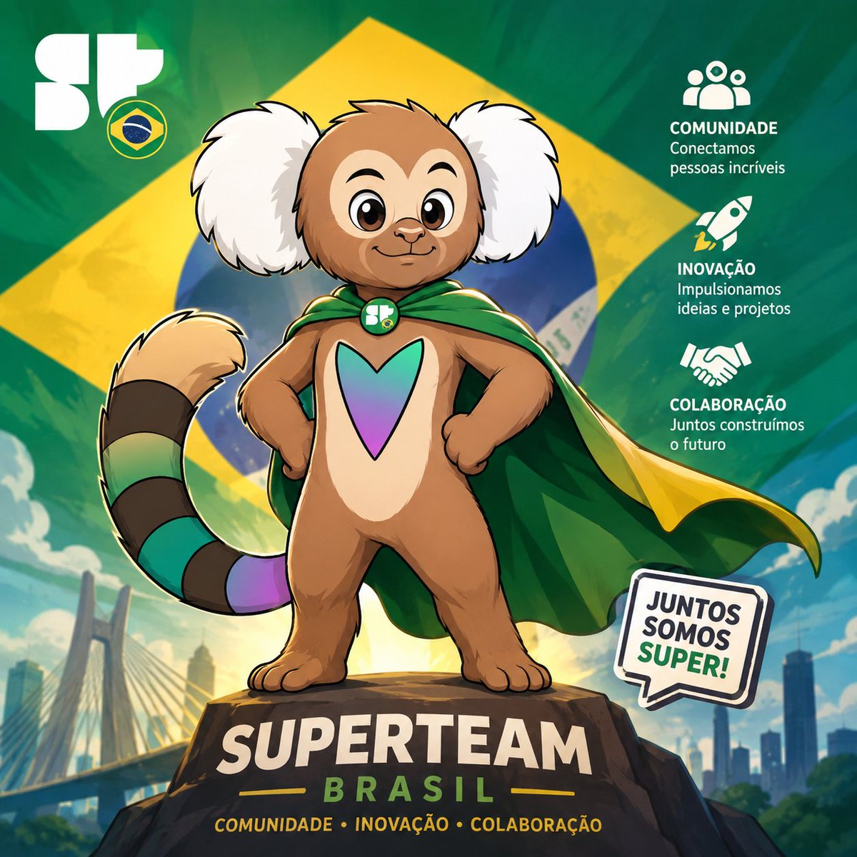joshkladev's tweet photo. Conheçam o Bacuri, o mascote candidato ao
@SuperteamBR! 🇧🇷⚡
Curioso, criativo e persistente, ele representa uma comunidade que acredita que ninguém constrói sozinho. Com seu bloco em mãos, Bacuri chegou para aprender, colaborar e construir o futuro da Web3 na Solana. https://t.co/Re9zvyHsAV