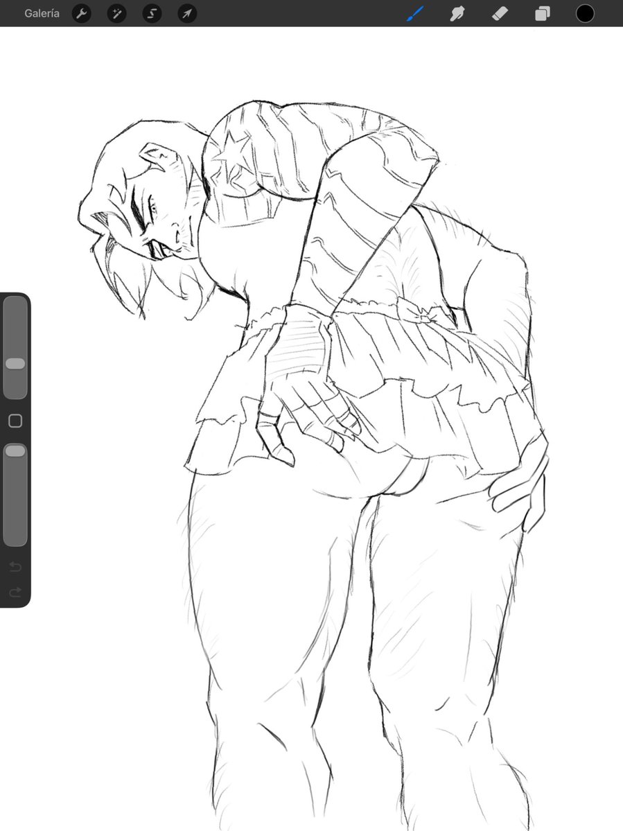 mpr3gbucky's tweet photo. Bucky in a skirt part 2... https://t.co/hpcCA67u6u