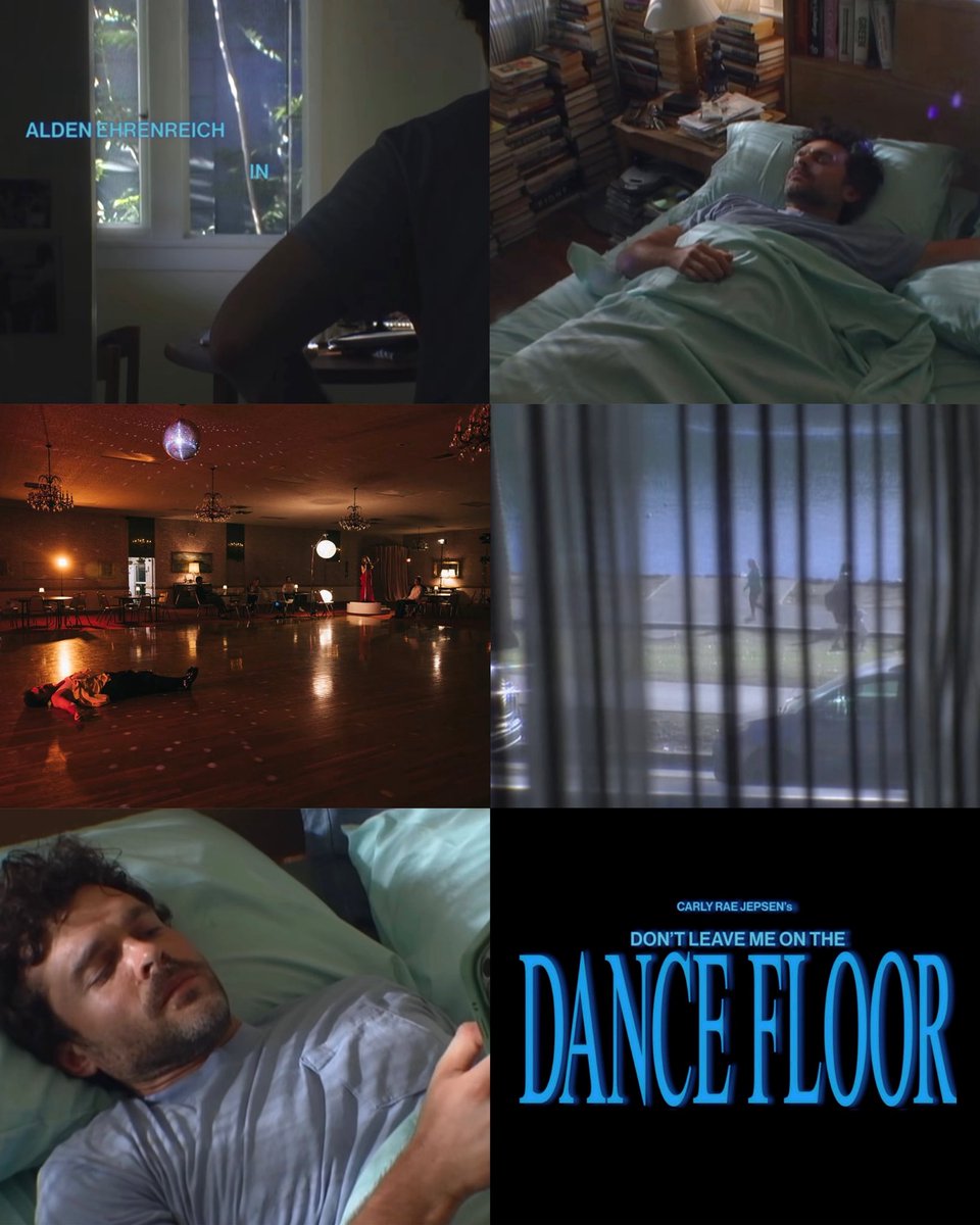 FilmUpdates's tweet photo. Jeremy O. Harris makes his directorial debut with the music video for Carly Rae Jepsen’s “Don’t Leave Me On the Dance Floor” starring Alden Ehrenreich.

Premiering August 7. https://t.co/WdBx367kN6
