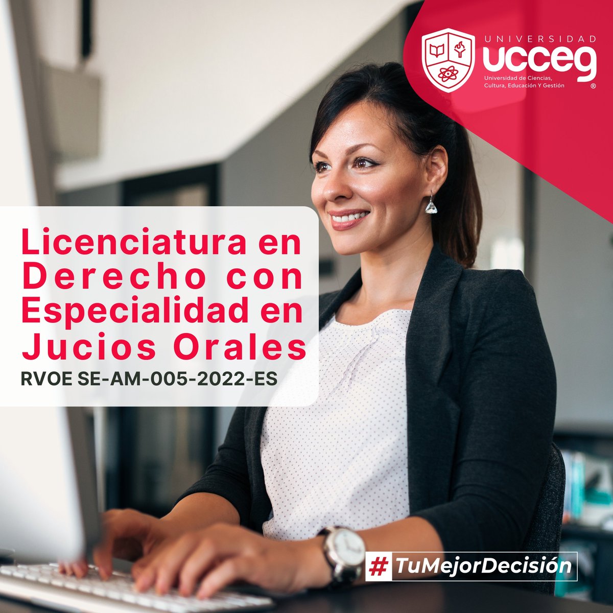 UCCEG's tweet photo. ⚖️ Prepárate para enfrentar los nuevos retos del sistema jurídico actual.

🎓 RVOE | 🌐 100% en línea
🚀 Construye una carrera jurídica con visión y herramientas actuales.

📲 Solicita más información: 312-106-55-04 https://t.co/9DyoxnPsKP