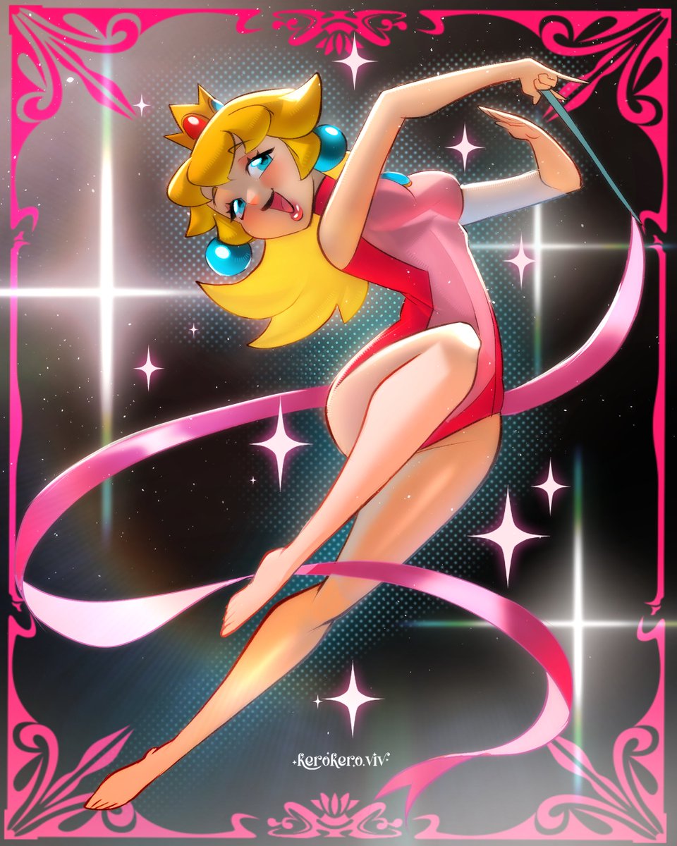 kerokero_viv's tweet photo. Olympic peach 

#fanart #peach #nintendo https://t.co/GMxisdGIM0