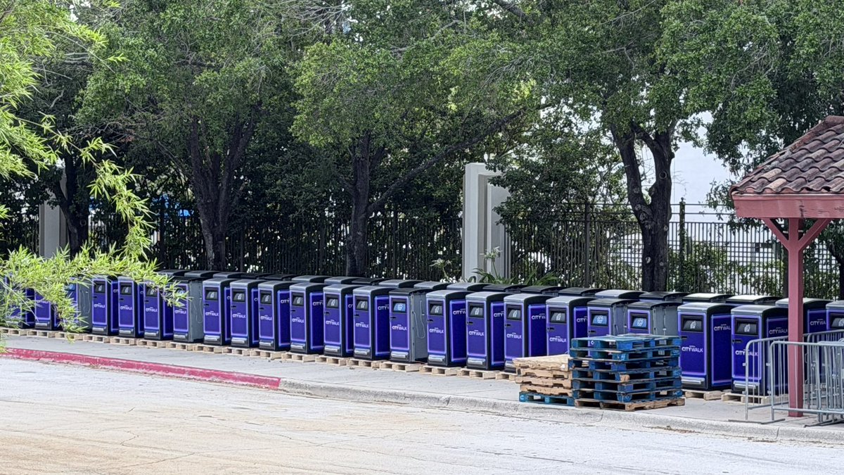 theNickChandler's tweet photo. The new EPCOT trash cans are about to invade CityWalk. https://t.co/fnlWXZYErC