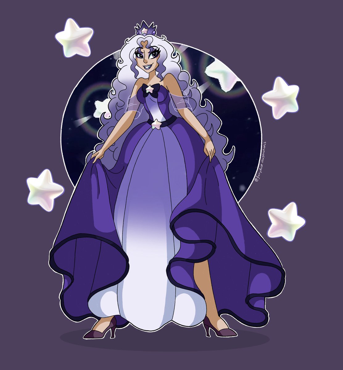 fairydust_draws's tweet photo. ✨💜💫 QUEEN KATIE 💫💜✨

🧚🏻‍♀️✨🧚🏻‍♀️✨🧚🏻‍♀️✨🧚🏻‍♀️✨🧚🏻‍♀️✨🧚🏻‍♀️✨🧚🏻‍♀️✨🧚🏻‍♀️✨🧚🏻‍♀️✨🧚🏻‍♀️

was motivated enough to make another drawing today, and this time, it’s the lovely @poppielollipop’s oc, Queen Katie! 

#supermario #supermariooc #marioparty9 #oc #fanart https://t.co/jiufzqN6zB
