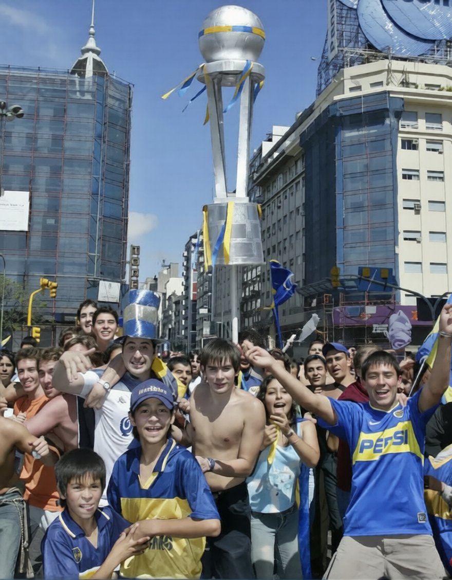 12_CABJ_12's tweet photo. Año 2003 , festejos campeón del mundo https://t.co/OKcorUecxK