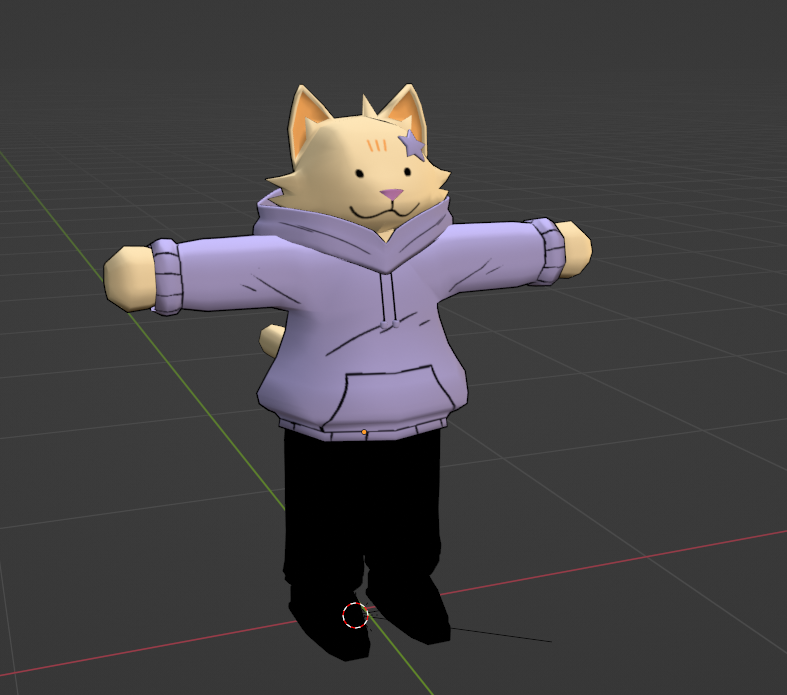 stardustbreaks's tweet photo. i wanna make Video Games so im getting into 3d modelling now this is my first model in like 5 years and i've never modelled a character ever so i am pretty proud https://t.co/DmNuHmck62