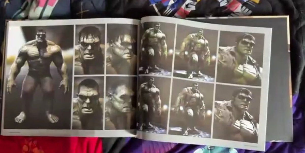 Seven0292's tweet photo. Hulk gris si estaba planeado para la peli, incluso había una escena donde aparecía de ese color (escena de la página Spidey tracker), pero de último momento fue cambiado, para que la audiencia no sintiera ese cambio de color tan brusco
Fuentes: Sony and Marvel, BND concept art https://t.co/e0SpyEEykW