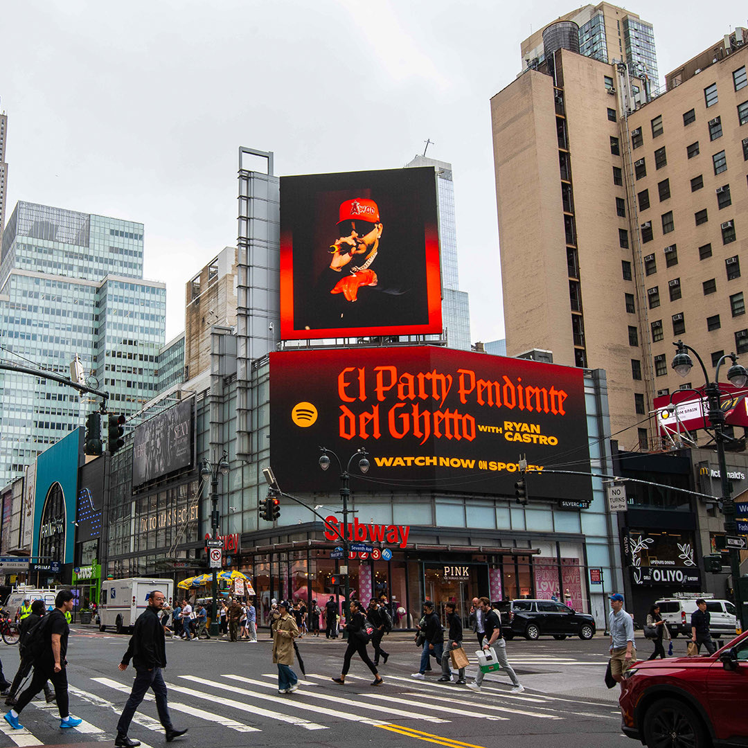 SpotifyColombia's tweet photo. El Party Pendiente del Ghetto cruzó todo hasta llegar a New York. https://t.co/bEuFOm6Pnv