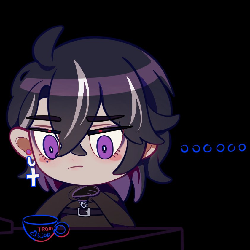 Eternal_717's tweet photo. Tried to mimic the official chibi art style and made a 5012 meme,it works for almost any situation! ੭ ᐕ)੭

(This is totally the face 5012 makes when 0213 sends weirdly flirty texts, btw.)

Feel free to grab and use it anywhere you like😋 Just if anyone asks, maybe drop my name? :P

#ADWD #ADWD2 #ADateWithDeath