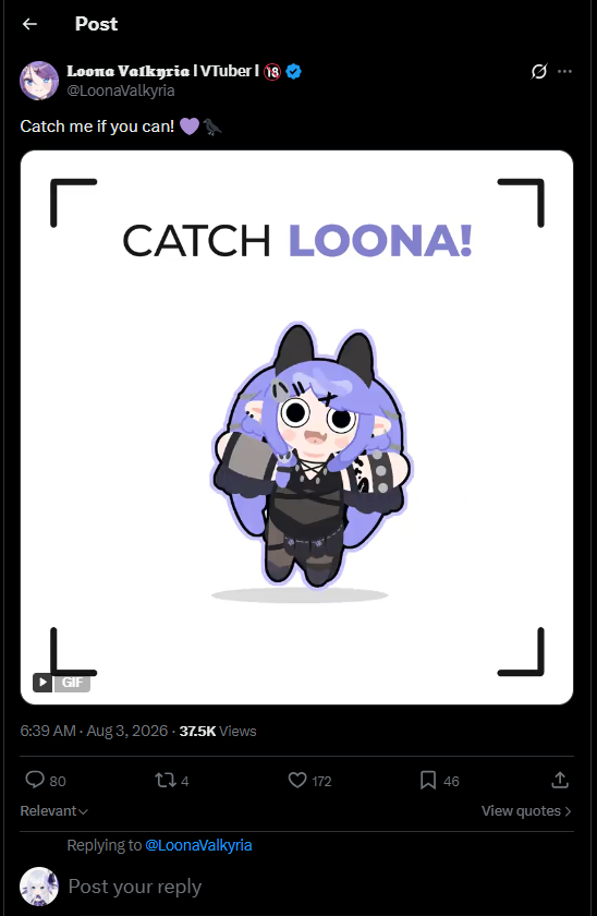 FlyFluttera's tweet photo. @LoonaValkyria OH REALLY? I can't believe I got it on my first try! https://t.co/Hc7b0hOVqU