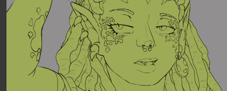 khou_chee's tweet photo. oc x wip 

I wonder just how far those spots go down-- 

don't you?

#oc #khoucheesketches https://t.co/pWVj0nXubB