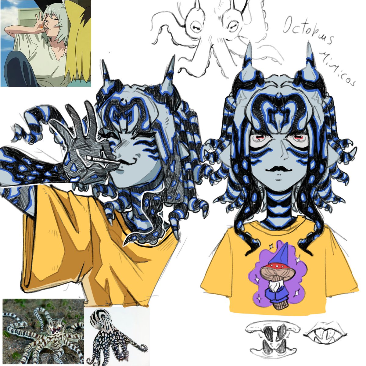 Yamata_Off's tweet photo. Oc rascunho ( polvo ) https://t.co/Sa4rXJcdUb