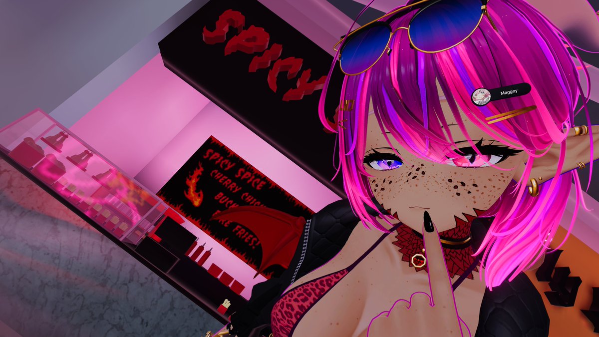 MageyFluid's tweet photo. Wanna get somthing to eat~ #VRChat https://t.co/pHjwlY04Bm