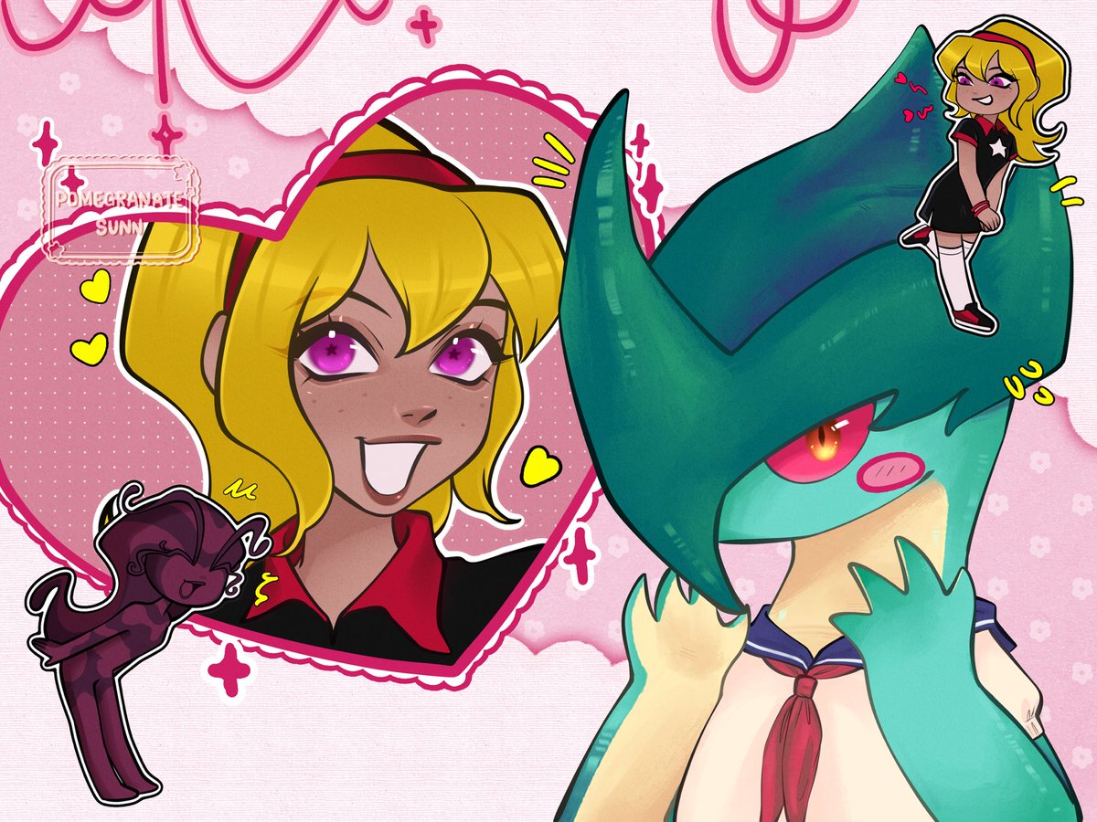 PomegranateSunn's tweet photo. Art trades Part 2 :3c https://t.co/TtAFh8vFzE