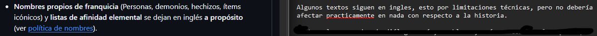 TornaLak's tweet photo. @VergilRx @ochoclo @FE1_BEST_FE @lucasap33 @KotoJune además, no es un créeme cuando incluso ambas traducciones no tenían ítems y otras cosas traducidas al español, fue precisamente por el uso de el código de la otra persona. Si te tomarás el tiempo de revisar los hilos que hago y no cegarte por el hate podrías darme la razón… https://t.co/FYYorblL3s