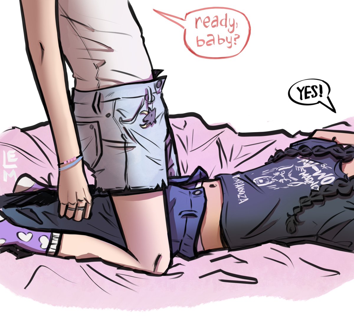 lemclarenart's tweet photo. ready?

#nsfw #wenclair #wenclairfanart https://t.co/1tg7EFnUdR