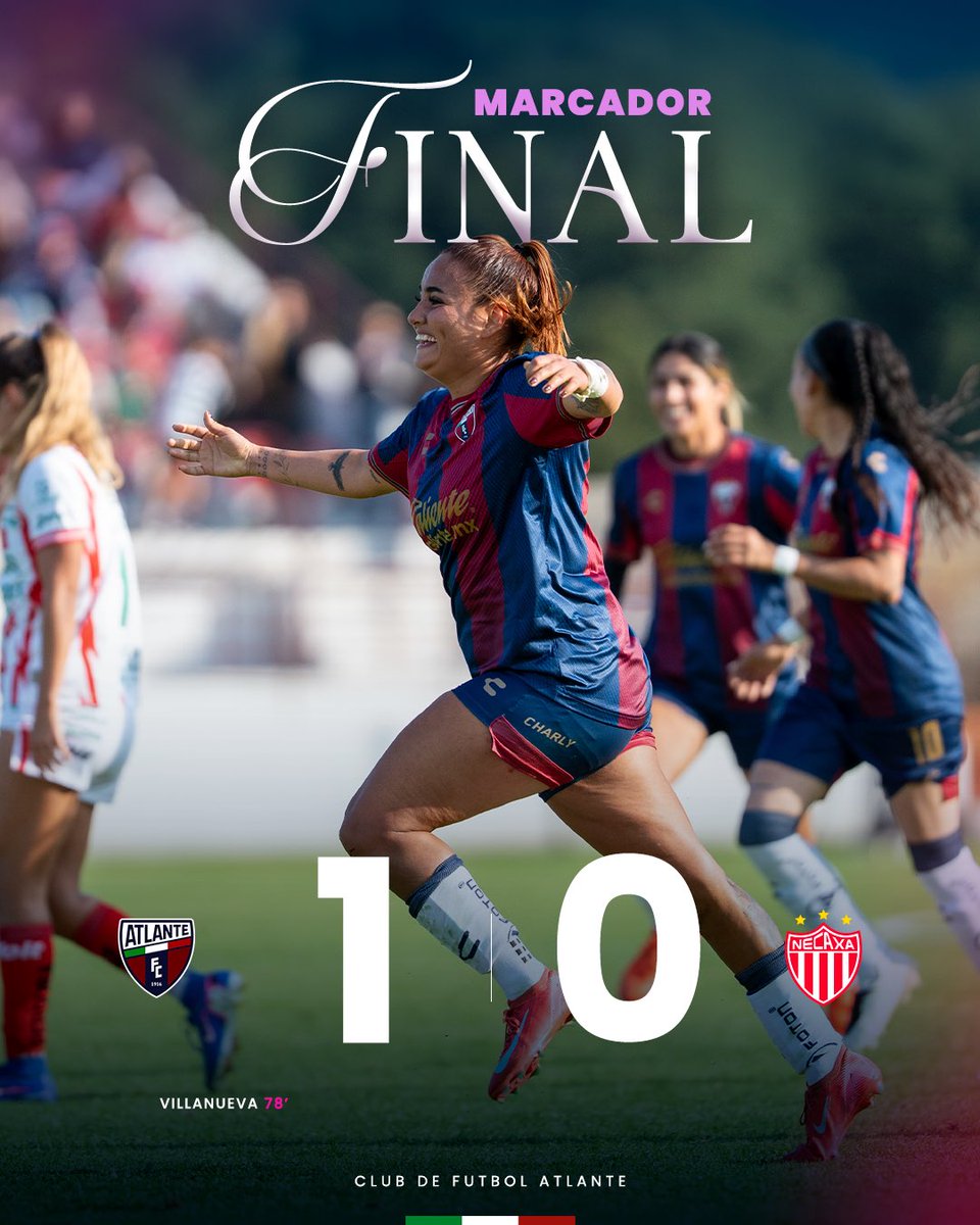atlantefem's tweet photo. ¡GANAMOS NUESTRO PRIMER PARTIDO DE LA HISTORIA! 

¡TRIUNFO DE LAS AZULGRANAS DEL ATLANTE FC FEMENIL! 🔵🔴 https://t.co/wNF42CGtb8