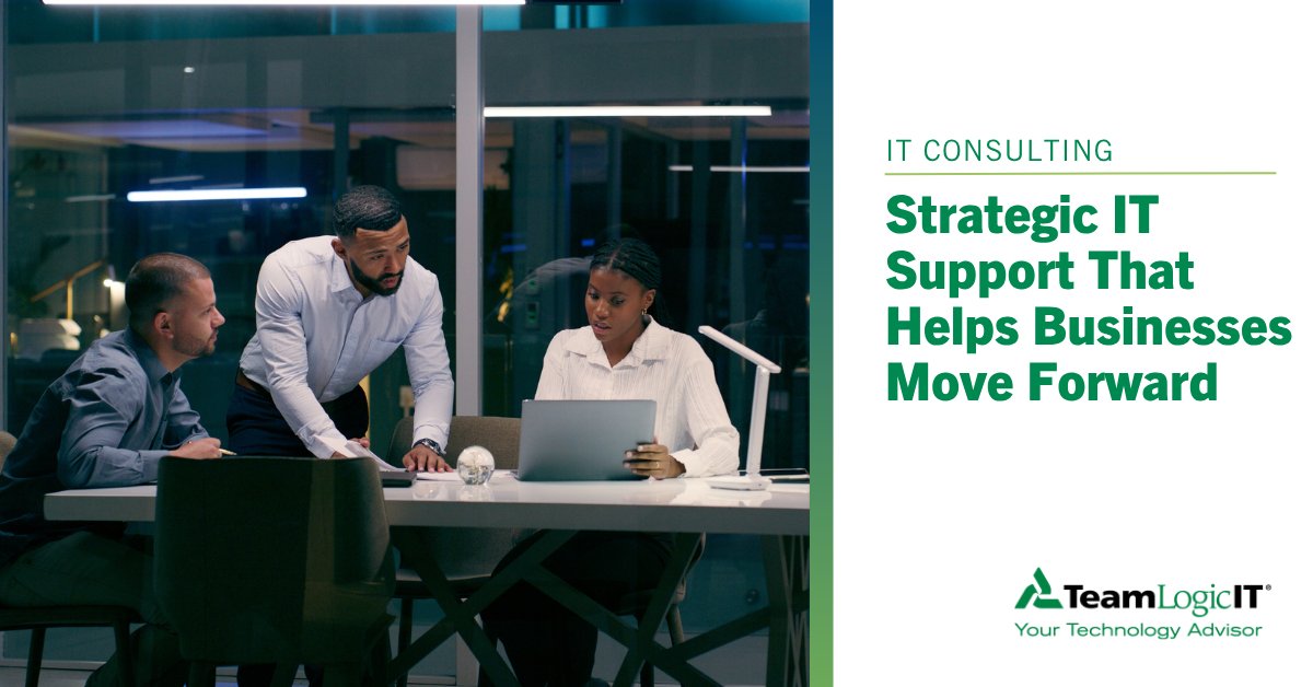 TeamLogicIT's tweet photo. What could your business accomplish with technology designed around where you want to go? Learn how strategic IT consulting can improve productivity, strengthen security and help organizations prepare for future growth. > https://t.co/XuD5BLt98K

#TeamLogicIT #ITConsulting https://t.co/4zUBAZKAda